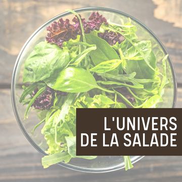 salade, saladier, sacasalades et couverts bambou